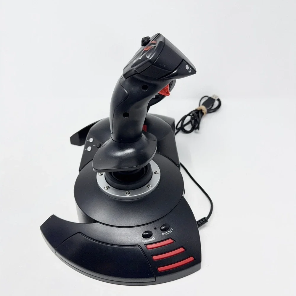 THRUSTMASTER T-Flight Hotas X V.2 Simulator Stick Game USB PC PS3 Joystick Black